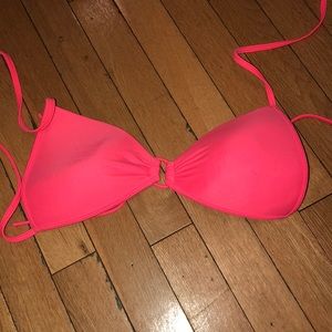 Coral bikini top